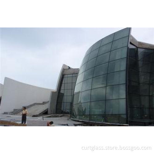 Custom Curved Laminated Safety Glass Ultra Clear For Window